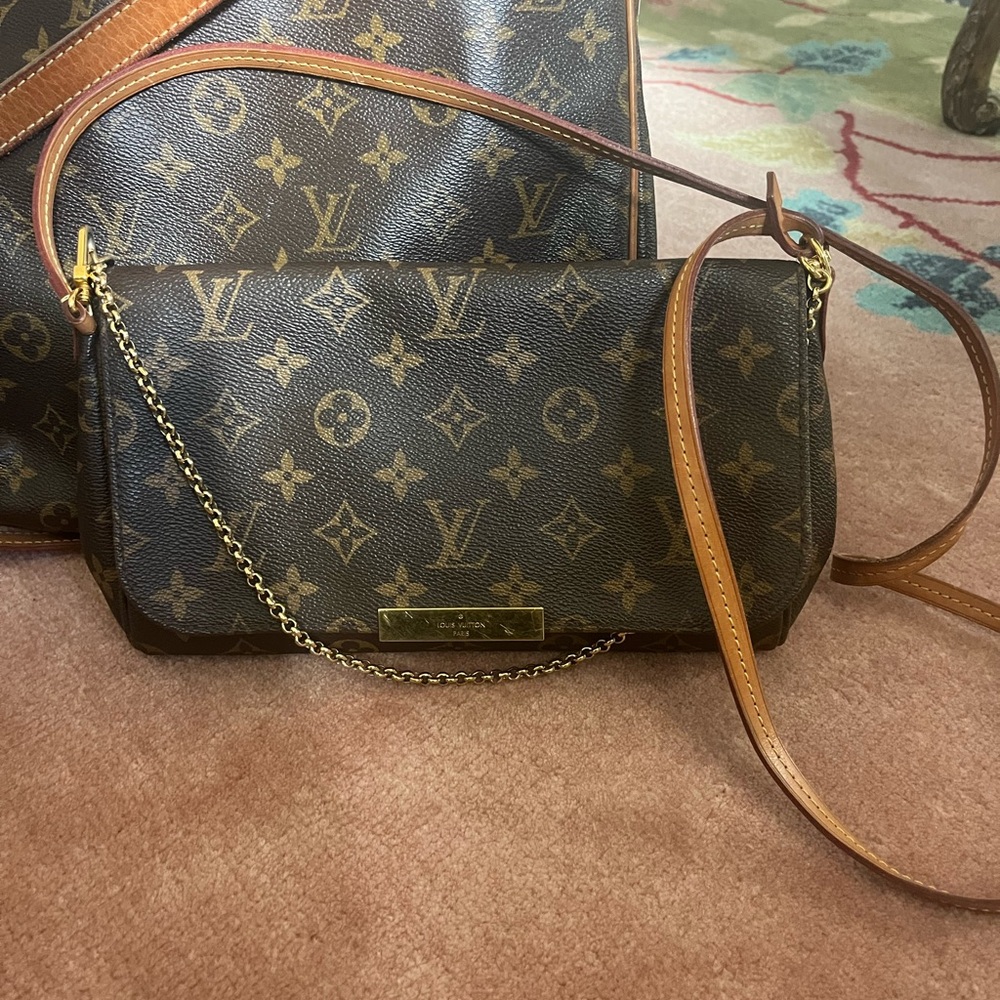 Louis Vuitton Crossbody and Clutch